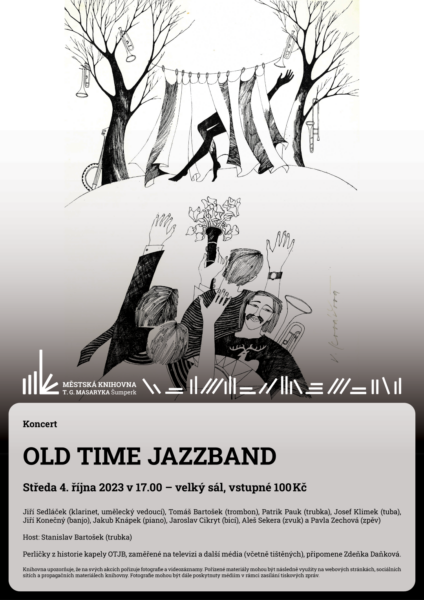 Plakát pro koncert Old Time Jazz Band