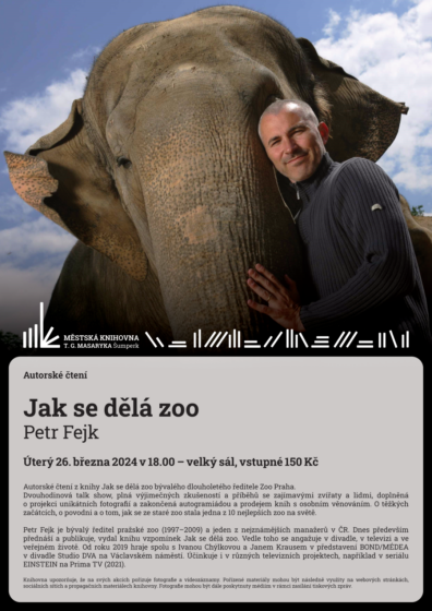 Autorské čtení – Jak se dělá zoo – Petr Fejk