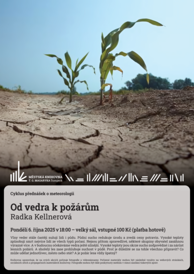 Cyklus přednášek o meteorologii – Od vedra k požárům – Radka Kellnerová