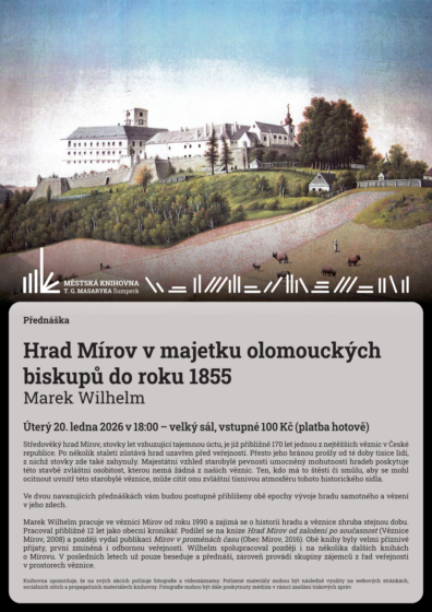 Přednáška – Hrad Mírov v majetku olomouckých biskupů do r. 1855 – Marek Wilhelm