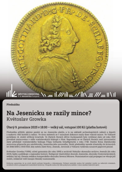 Přednáška – Na Jesenicku se razily mince – Květoslav Growka