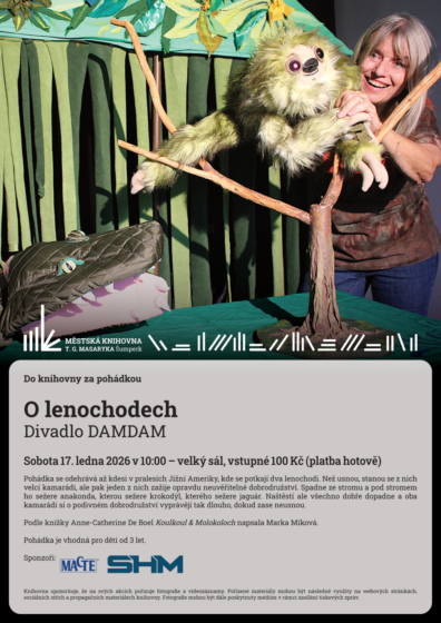 Do knihovny za pohádkou – O lenochodech – Divadlo DAMDAM