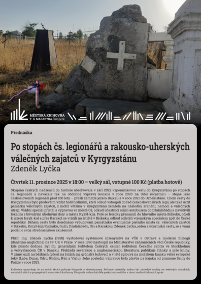Přednáška – Po stopách čs. legionářů a rakousko-uherských válečných zajatců v Kyrgyzstánu – Zdeněk Lička