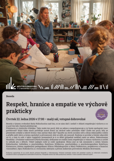 Beseda – Respekt, hranice a empatie ve výchově prakticky