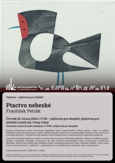 Výstava – půjčovna pro mládež – Ptactvo nebeské – František Petrák