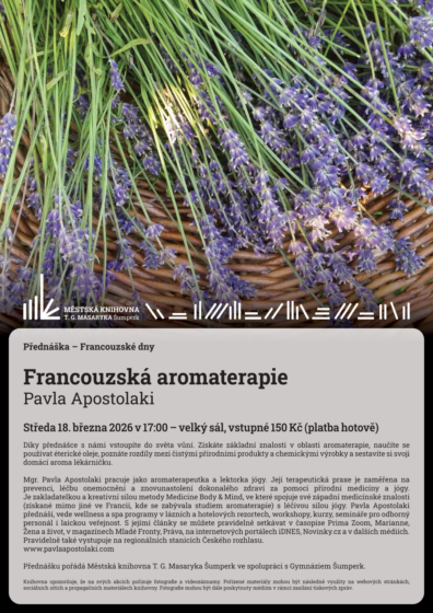 Přednáška – Francouzská aromaterapie – Pavla Apostolaki