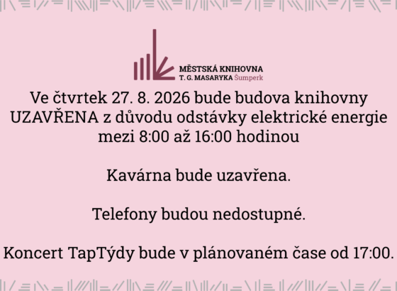 Budova knihovny uzavřena